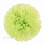 5Pack Tissue Paper Pompom Flowers Garland10in Lime 1