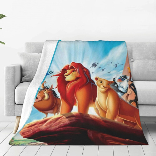 Couverture Le Roi Lion 80 x 60 pouces