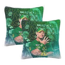 Μαξιλαροθήκες John Cena, σετ 2 τεμαχίων, μαλακές, βελούδινες, τετράγωνες