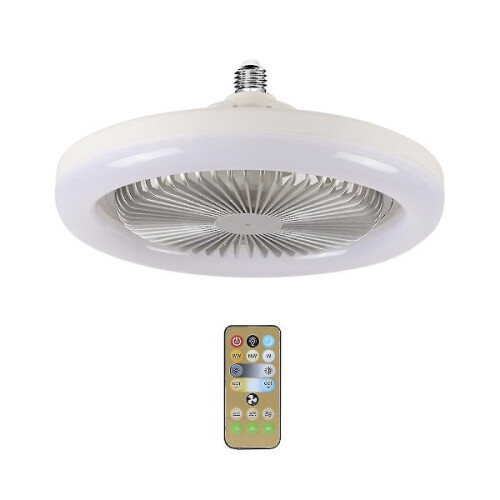 Lampada da soffitto a LED da 30 W con attacco E27 e telecomando.