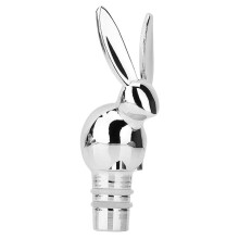 Bouchon de bouteille de vin en alliage de zinc en forme de lapin