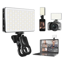 Lampe selfie LED pour téléphone portable – 120 LED, 3 modes, 10 niveaux,