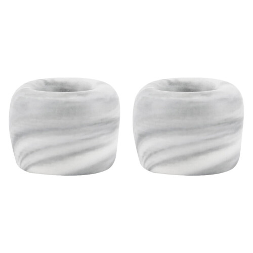 Ceramic Toothbrush Holder Ring – Grey, 2 Pack