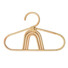 Rattan Kids Garment Hanger Wall Hook Rack