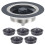 Pop-Up Sink Drain Stopper with Strainer Basket 5 Pcs 1