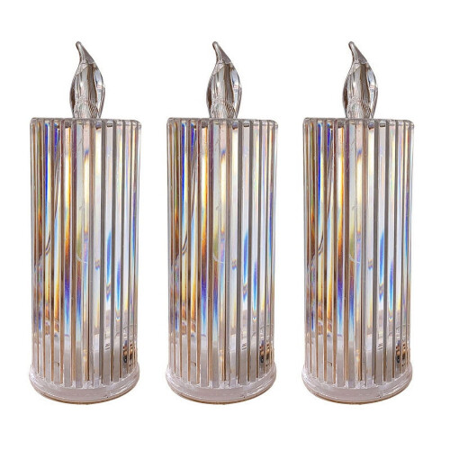 LED Tea Lights Flameless Candles - 3Pack, Battery Operated