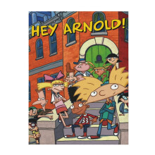 Couverture en flanelle peluche Hey Arnold 80x60 pouces
