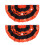 Halloween plissert vifteflagg 1,5x90 cm (2 stk) 1