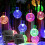 Set van 2 Solar Kristallen Bollampen 120LED 1