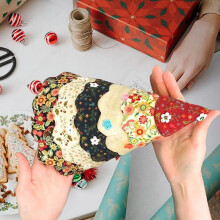 DIY Christmas tree quilting set PVC sewing kit 1 piece