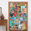 Mørklægningsgardinsæt til døren – 86 cm B x 142 cm L, polyester 1