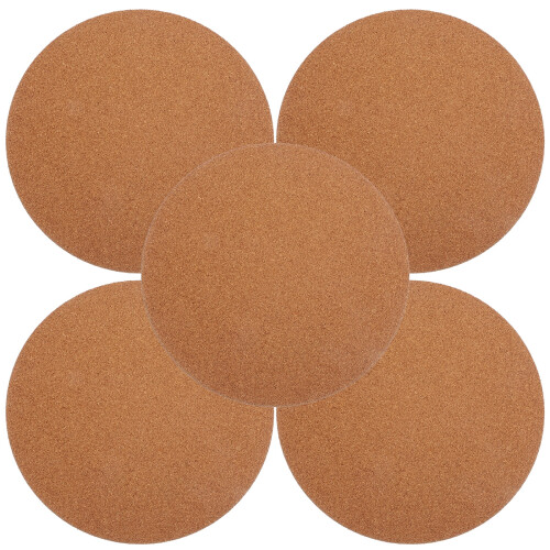 5 Pack Cork Coasters – Round Non-Slip Table Protectors
