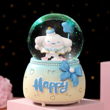 Kuromi & Cinnamoroll Spieluhr-Kristallkugel – 8x8x13cm