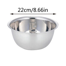 Ensemble de bols mélangeurs en acier inoxydable robustes