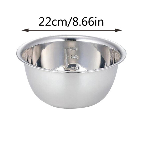 Ensemble de bols mélangeurs en acier inoxydable robustes