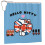 Hello Kitty polyester douchegordijn 72x72 inch met 12 1