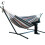 Hamaca de lona a rayas 200x150cm 1