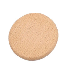 Natural Wood Coaster 8.8 cm Round