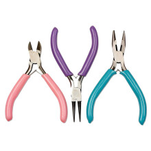 Jewelry Pliers Set Chain Nose Round Nose Cutter 3pcs