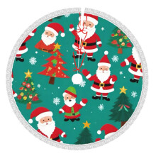 Christmas Tree Skirt 48 Inch Rustic Holiday Decor