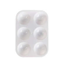 White watercolor painting tray for DIY art and clean walls
