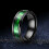 Women's frosted silk-pattern rhinestone ring 1