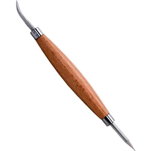 Γραφίδα Leathercraft Διπλής Όψης 2 τεμάχια Ξύλο 6,5 ιντσών
