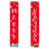Christmas plaid sign set red black 3 pieces 1