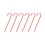 Candy Cane Lawn Stakes Christmas Pathway Markers 6pcs 1