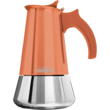 London Sip Stainless Steel Moka Pot Matte Black 3-Cup