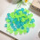 HBASD Glow-in-the-Dark Pebbles Blue Green 100 pcs 1