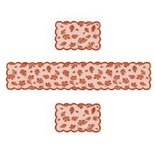 Maple Leaf Lace Table Runner for Thanksgiving Decor