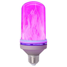 Lampe à flamme simulée violette – Matériau ABS