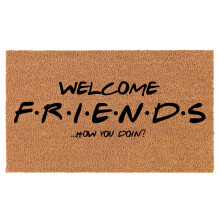 Coco Coir Welcome Doormat 24 x 16 inches