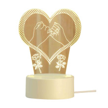 Luminária noturna LED em formato de animal de metal – 9,2 x 16 cm