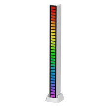 Lâmpada LED Quinlirra RGB com sincronização de música e microfone.