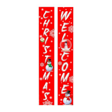 Weihnachts-Polyester-Flaggengirlanden-Set