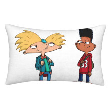 Hey Arnold Kissenbezüge, superweich und flauschig, 50 x 75 cm