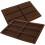 Chokoladeforme Silikone Rektangel Barform 12 Hulrum 1