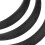 4 Stück Split-Radlaufverbreiterungen 80 cm ABS Universal Schwarz 9
