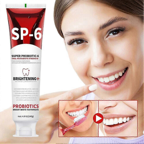 (2pcs) SP6 Probiotics Whitening Toothpaste Removing Bad Odor Toothpaste for Teeth Care 1