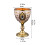 Delicate 100ml Alloy Chalices With Smooth Finishes-White 4