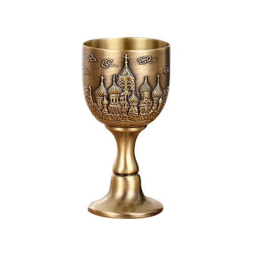 25ml Miniature Drinking Cup Elegant Carve Castles Pattern-2 1
