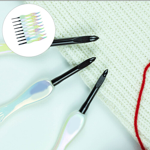 Aluminum Crochet Hook with Large Ergonomic Handle Comfort 1