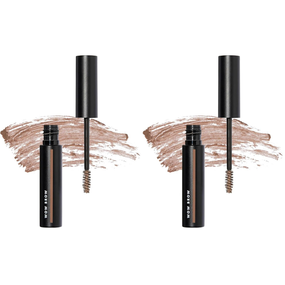 E.l.f. Cosmetics Wow Brow Gel, Taupe | Fiber-Infused | 0.12 Ounce | Pack Of 2 Not,Specified