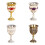 Retro Goblet Alloy Collection Portable-silver flower 2 2