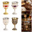 Retro Goblet Alloy Collection Portable-silver flower 2 3