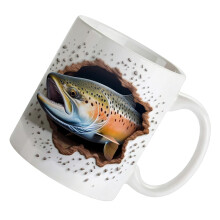 I'd Rather Be Fishing Ceramic Coffee Mug 350ml Capacity-P 4