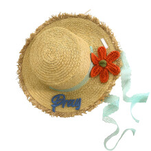 Contemporary Large Brimmed Sun Hat For Women And Men-Red