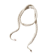 Ceinture et écharpe de cou en tricot de dentelle élégante,-Beige